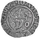 Vintém – João III (P-O at each side of “Y”, Porto mint)