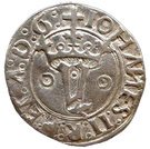 Vintém - João II ("º-º" at each side of "Y", Lisboa mint)
