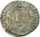 Tostão - Sebastião I (P-O at each side of Shield / Avis Cross, Porto mint)