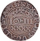 XXXX Reais "Real Português" - João III (Single cross, Lisboa mint)