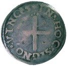 LXXX Reais "Real Português Dobrado" - João III (Cross with one washer at each corner, Lisbon)