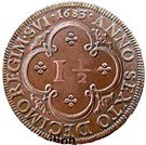 1½  Real – Pedro Prince Regent