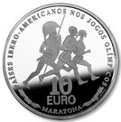 10 Euro (Ibero-America - Olympic Games; Proof issue)