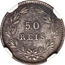 50 Réis - Luiz I