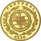 2½ Euro (100th anniversary  of Fátima; Gold)