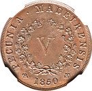 5 Réis - Maria II