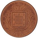 500 Reis - Luis I (Pattern)