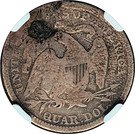 ¼ Dollar (Counterstamped)