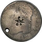 ½ Dollar (Counterstamped)