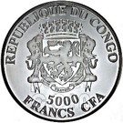 5000 Francs CFA (African Silver Lion)