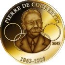 1500 Francs CFA (Pierre de Coubertin)