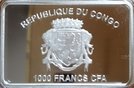 1000 Francs CFA (Year of the Monkey)