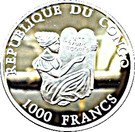 1000 Francs CFA (FIFA World Cup 1990)