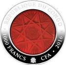 1000 Francs CFA (Bohemia Glass)
