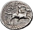 Denarius - Augustus (C CAES AVGVS F; Lugdunum mint)