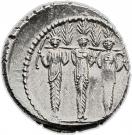 Denarius (Accoleia: Publius Accoleius Lariscolus; P•ACCOLEIVS LARISCOLVS)