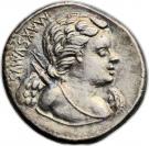 Denarius (Egnatia: Gaius Egnatius Maximus; MAXSVMVS / C•EGNATIVS•CN•F CN•N)