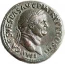 Sestertius - Vespasianus (PAX AVGVSTI SC; Rome mint)