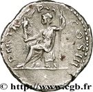 Denarius - Hadrianus (P M TR P COS III, Roma seated left without shield, obverse right)