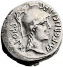 Denarius - Gnaeus Pompeius (M•POBLICI•LEG PRO•PR / CN•MAGNVS•IMP)