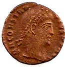 Nummus - Constans (VOT XX MVLT XXX, Cyzicus mint)