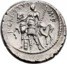 Denarius (Licinia: Publius Licinius Crassus; S•C / P•CRASSVS•M•F)
