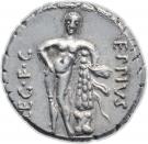 Denarius - Scipio (Q•METELL SCIPIO•IMP / EPPIVS LEG•F•C)