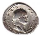 Denarius - Vespasianus (Victoria: PON MAX TR P COS VI)