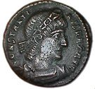 Nummus - Constantinus I (GLORIA EXERCITVS; Cyzicus )