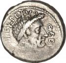 Denarius - Julius Caesar (CAESAR DICT•PERPETVO / L•BVCA)