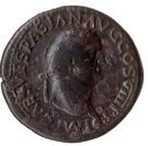 Dupondius - Vespasianus (FORTVNAE REDVCI SC; Lugdunum)