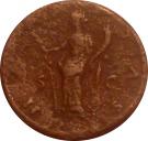 Dupondius - Faustina II (HILARITAS)