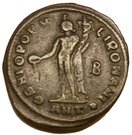 Follis - Maximianus (GENIO POPVLI ROMANI; Antioch mint, type 8)