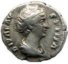 Denarius - Faustina I (CONSECRATIO: Peacock)