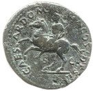 Sestertius - Titus & Domitianus (CAESAR DOMITIAN COS DES II SC; Strike under Vespasianus; Rome mint)