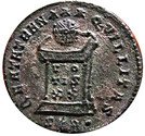Centenionalis - Constantinus I (BEATA TRANQVILLITAS; Trier mint)