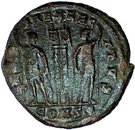 Nummus - Constantinus II (GLORIA EXERCITVS; Constantinople mint)