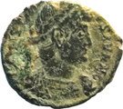 Nummus - Constantinus II (GLORIA EXERCITVS; Trier mint)