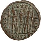 Follis - Constantinus II (GLORIA EXERCITVS; one standard; Thessalonica)