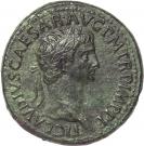 Sestertius - Claudius (EX SC P P OB CIVES SERVATOS; Rome mint)