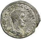 Tetradrachm - Herennius Etruscus (Antioch, eagle left, 2 dot variety)