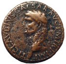 As - Claudius (SC; Minerva; Rome mint)
