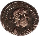 Follis - Constantinus II (GLORIA EXERCITVS; Two standards; Thessalonica)