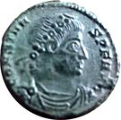 Nummus - Constans (GLORIA EXERCITVS; Siscia mint)
