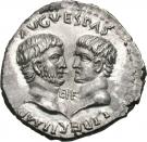 Denarius - Vespasianus (LIBERI IMP VESPAS AVG)
