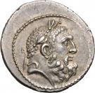 Denarius (Vibia: Gaius Vibius Varus; C•VIBIVS VARVS)