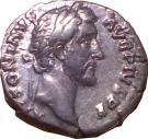 Denarius - Antoninus (Pax: TR POT COS IIII)