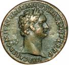 As - Domitianus (VIRTVTI AVGVSTI SC; Rome mint)