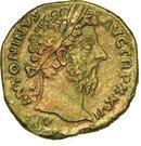 Sestertius - Marcus Aurelius (IMP VI COS III SC)
