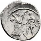 Denarius - Gnaeus Pompeius (M•POBLICI•LEG PRO•PR / CN•MAGNVS•IMP)